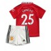 Cheap Manchester United Jadon Sancho #25 Home Football Kit Children 2022-23 Short Sleeve (+ pants)